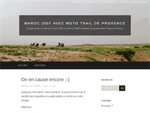 Tablet Screenshot of maroc2007.mototraildeprovence.org