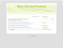 Tablet Screenshot of blogs.mototraildeprovence.org